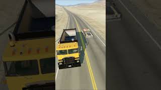 Highway crash Car Horrible Realistic Crash 20 beamngdrive beamngdrive [upl. by Repinuj]