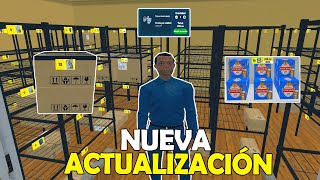 REPONEDORES ALMACÉN y MÁS  MI REACCIÓN A LA ACTUALIZACIÓN  Supermarket Simulator  Nenitoo [upl. by Binni731]