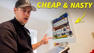 CHEAP Electrician cost this customer £1000s💷 [upl. by Hardwick576]