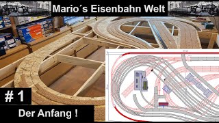 1 Eine neue H0 Anlage enteht  Mario´s Eisenbahn Welt [upl. by Aubine]