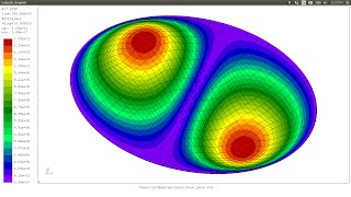 CalculiX Launcher v3  Modal Analysis Of Drum [upl. by Carrelli]