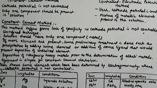 Applications of Electrogravimetry constantcurrent methods [upl. by Strade]