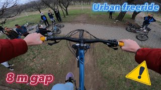 URBAN FREERIDE IN BUCHAREST  Bike Vlog [upl. by Lark]