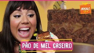 Pão de mel recheado com doce de leite veja como fazer doce europeu  Raíza Costa  Rainha da Codada [upl. by Nodnarbal]