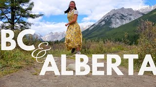 BC amp Alberta travel vlog PART 2  Johnsons canyon horseback riding Banff Gondola etc vlog 167 [upl. by Naillig841]