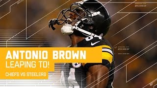 Antonio Browns Leaping TD Grab  Chiefs vs Steelers  NFL [upl. by Stephi308]