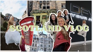 SCOTLAND TRIP WITH DFYNE  Edinburgh amp Glasgow Travel Vlog UK design meeting brand trip [upl. by Wein]