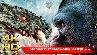 Maymun Canavara Karşı  Ape vs Monster  2021 fragman filmönerileri fragman [upl. by Oisorbma838]