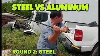 STEEL vs ALUMINUM which is stronger LETS SEE [upl. by Mile264]