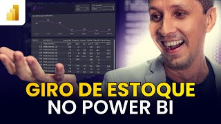 Como calcular Giro de Estoque no Power BI [upl. by Graubert595]