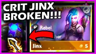 Crit Jinx is BROKEN  Trying out Rebels Sister Jinx in the NEW set  TFT SET 13 PBE [upl. by Aliac]