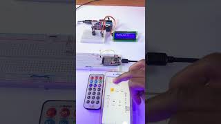 Controlling a Buzzer and an LCD Display using the KME SMART IoT App and IR Transmitter electronics [upl. by Nnaeinahpets]