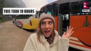 12 Luxury Bus from Kathmandu to Pokhara Nepal [upl. by Aitram]