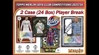 202324 Topps UCC MERLIN 2 Case 24 Box Player Break 2 eBay 100224 [upl. by Leuas]