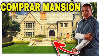 ✔️Como comprar CASAS en GTA 5 Modo Historia sin MODS ni Trucos comprar Mansiones GTA V [upl. by Giarc795]