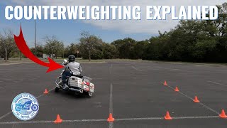 Counterweighting On A Motorcycle Will Help With Your Slow Speed Turns [upl. by Yaf629]