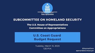 US Coast Guard Budget Request for FY2021 EventID110681 [upl. by Elbas237]