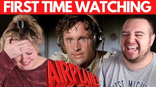 AIRPLANE 1980 First Time Watching  MOVIE REACTION [upl. by Pallas]