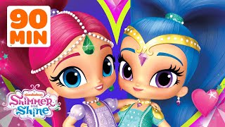 Shimmer and Shine Celebrate Friendship 💗 w Leah  90 Minute Compilation  Shimmer and Shine [upl. by Lubin]