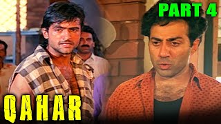 Qahar 1997  Part 4  Superhit Hindi Movie l Sunny Deol Sunil Shetty Armaan Sonali Rambha [upl. by Millman]