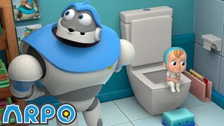 Potty Training  ARPO The Robot  Funny Kids Cartoons  Kids TV Full Episodes [upl. by Iruam]