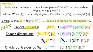 Dimensional Analysis  Dimensions Part 2  Problems [upl. by Ernaldus]