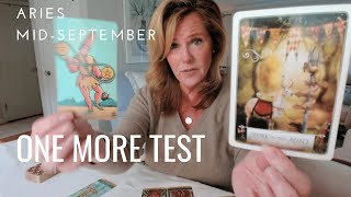 ARIES  One More TEST  Mid September 2024 Zodiac Tarot Reading [upl. by Eicyak170]