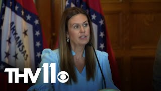 Gov Sarah Huckabee Sanders announces new state employee pay plan [upl. by Bussy]