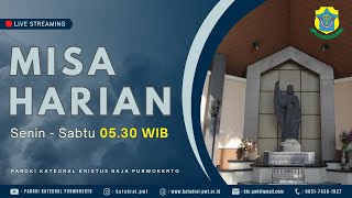 Ibadat Rosario amp Misa Harian  Rabu 04 Oktober 2023  0500 WIB  Katedral Purwokerto [upl. by Enerol]