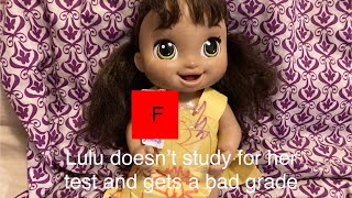 Lulu doesn’t study for her test and gets a bad grade [upl. by Betsey]