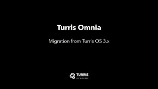 Turris Academy 9 Update from Turris OS 3x to 50 or newer is a big leap [upl. by Meghann]