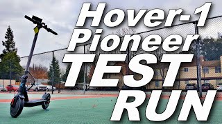 HOVER1 PIONEER ELECTRIC SCOOTER TEST RUNREVIEW [upl. by Rosalyn]