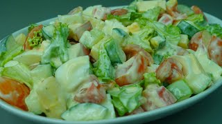 The best Salad Ive ever made Easy Quick and delicious [upl. by Acinorrev]