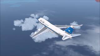 FSXSE BOEING 747400M  KUWAIT AIRWAYS  DUBAI OMDB  KUWAIT OKBK  TIME LAPSE VATSIM [upl. by Mollie]