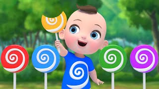 Funny 5 Colors Candy Song  Nursery Rhymes Playground Color Song  Baby amp Kids Songs [upl. by Bohi]