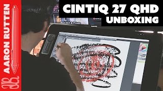 Wacom Cintiq 27 QHD amp Ergotron LX  Installation [upl. by Gniy]