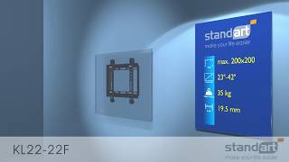 Televizoriaus laikiklio Standart KL22 22F montavimas [upl. by Qulllon]