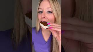 FREEZE DRIED ICE CREAM VS BRACES 🥶🍦 IS IT SAFE TO EAT WITH BRACES ON CRUNCHY FOOD ASMR [upl. by Angle]