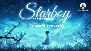 starboy  the weekend slowed  reverb  lofi  starboy  feel the song 🤙 [upl. by Sylas]