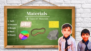 Materials for Kids  Grade1  Everyday Materials and Objects [upl. by Herwig]