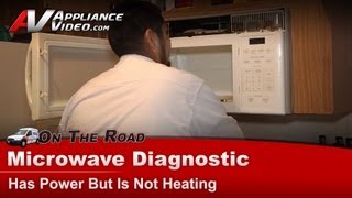 GE Microwave Repair  Has Power but Is Not Heating  Magnetron [upl. by Swithbart]