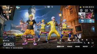 SADE BARY POCH LI 😎 📥PUBG LOBBY SQUAD UNEDIT WITH SONG😻  VELOCITY✨  FREE TO USE [upl. by Anu]