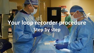 Getting an insertable cardiac monitor loop recorder Watch an implant procedure [upl. by Asseniv993]