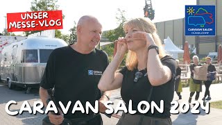 MESSEVLOG Von Neuheiten bis P1 Caravan Salon 2024 ✨ [upl. by Dnomrej]