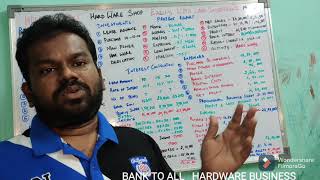 ஹார்ட்வேர் கடை HARDWARE SHOP STORE BUSINESS IN TAMIL [upl. by Yenffad481]