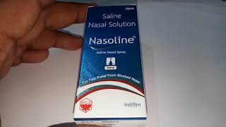 Nasoline Saline Nasal Spray Full Review [upl. by Aggappora]