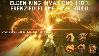 Elden Ring PvP Invasions 1101  RL125 Vykes War Spear Madness Incantations Build [upl. by Rogerg488]