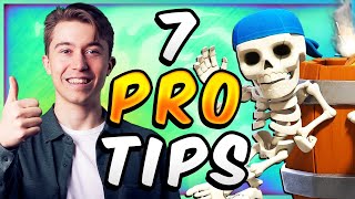 7 Tips ONLY Professional Players Know — Clash Royale December 2023 [upl. by Siugram79]