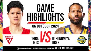 Chiba Jets vs Utsunomiya Brex  Game Highlights [upl. by Flowers158]