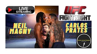 Fights with Friends Magny vs Prates Reinier de Ridder debut ufclive ridder fightswithfriends [upl. by Reema607]